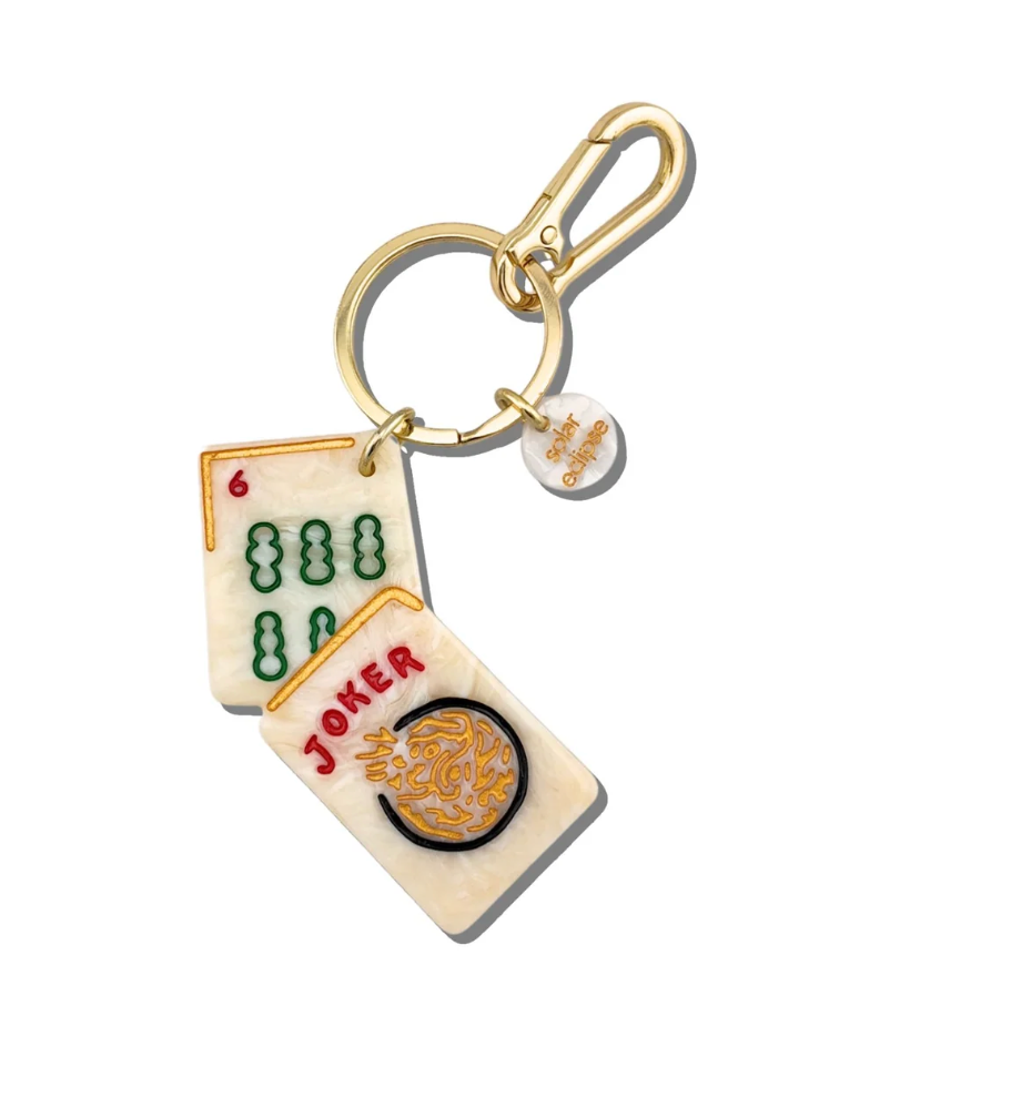 Mahjong Bag Charm + Keychain