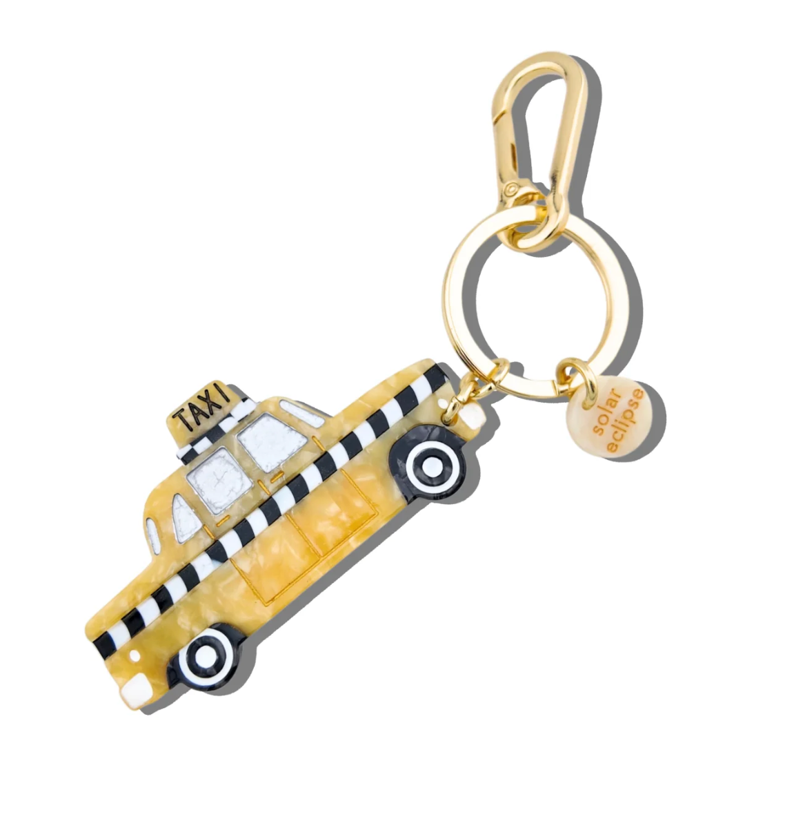 Taxi Bag Charm + Keychain