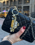 Taxi Bag Charm + Keychain