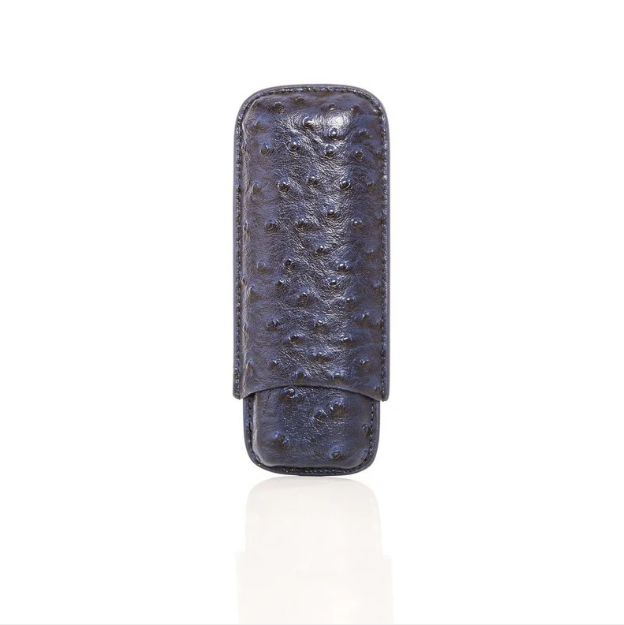 Keep it Fresh Ostrich Leather Cigar Holder