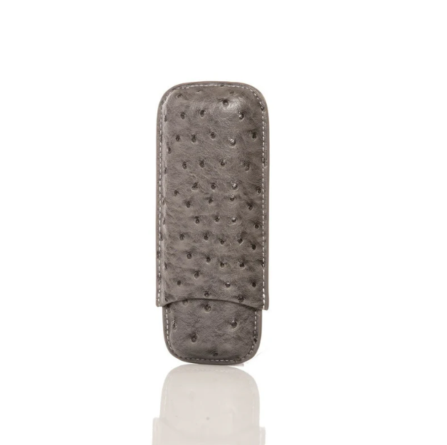 Keep it Fresh Ostrich Leather Cigar Holder