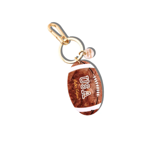 Vintage Football Charm + Keychain