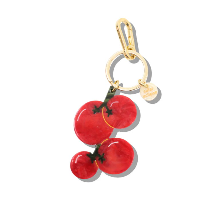 Cherry Tomato Charm + Keychain