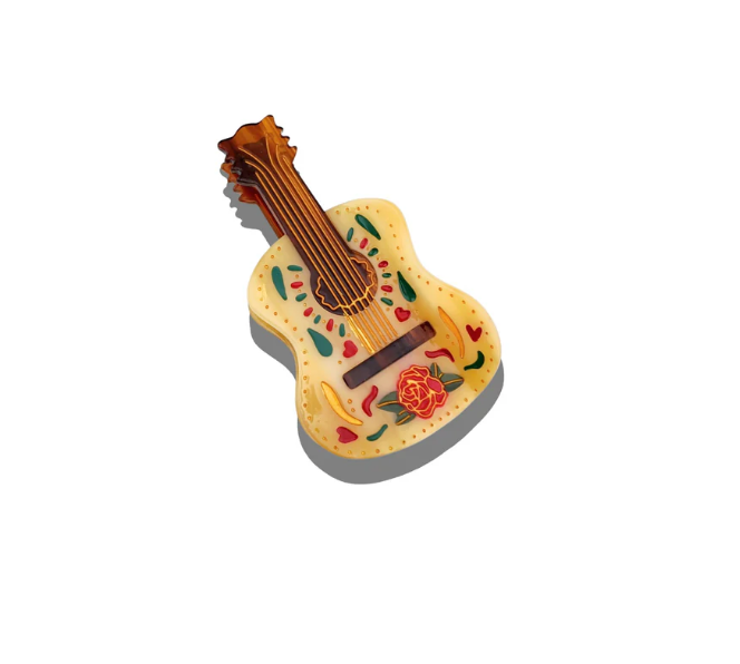 Dia De Las Brujas Guitar Claw Hair Clip