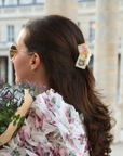 Mini Flower Mahjong Claw Hair Clip