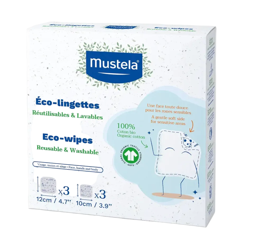 Mustela Reusable eco wipes