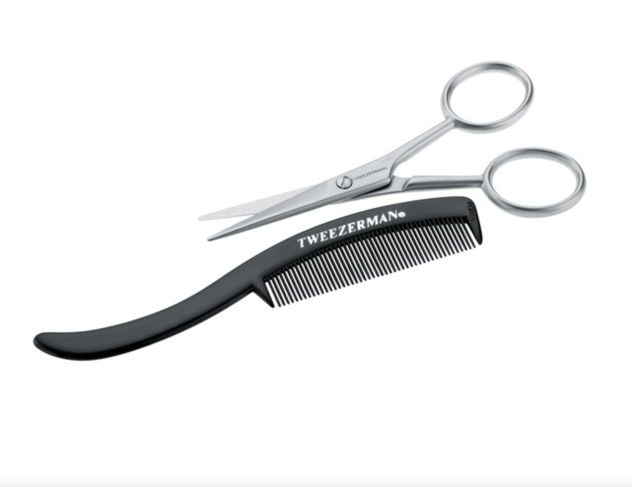 Moustache Scissors &amp; Comb