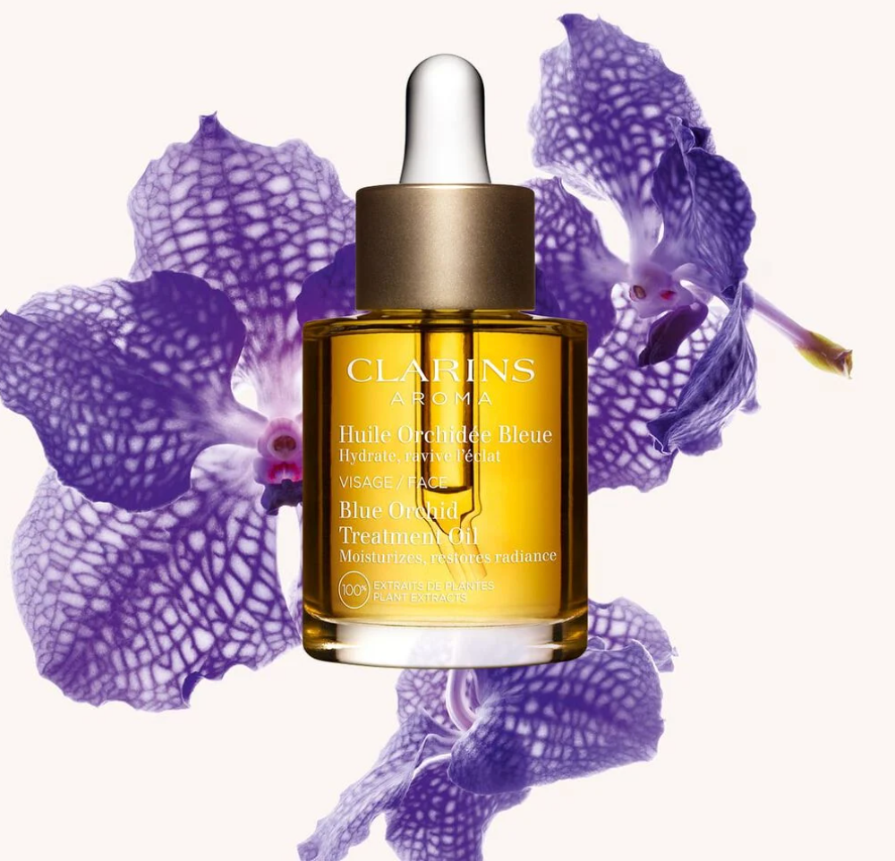 Blue Orchid Hydrating Face Treatment Oil for Dry Skin