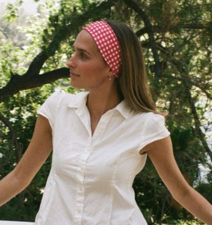Infinity Gingham Headband