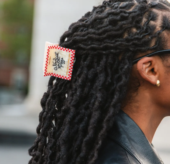 Pizza Box Claw Hair Clip