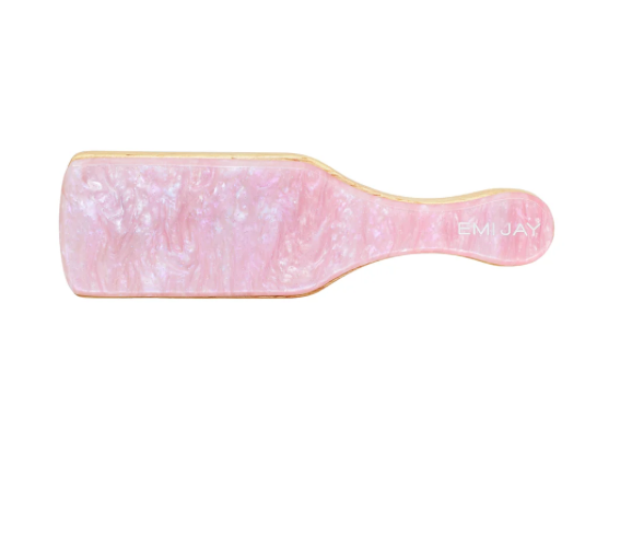 Mini Boar Bristle Brush in Pink Sugar
