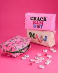 Mahjong Tiles Zip Pouch