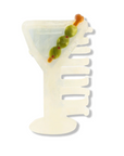 Martini Claw Hair Clip