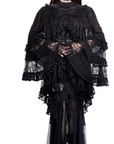 Western Fashion Elegant Gothic Vintage Lace Oversized Sleeves
