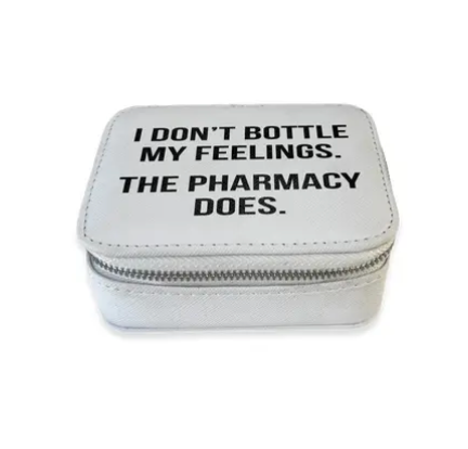 Travel Pill Case - I don't bottle my feelings