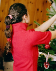 Emmie Skinny Scrunchie Tin Ornament
