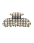 Sweetheart Clip in Cozy Cloud Gingham