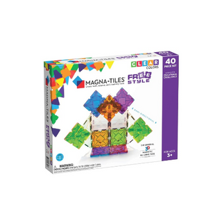 Magna-Tiles Clear Colors Free Style 40-PC