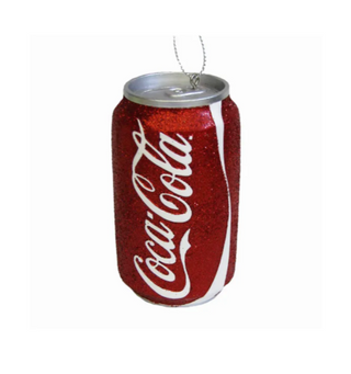 Coca Cola Glittered Ornament