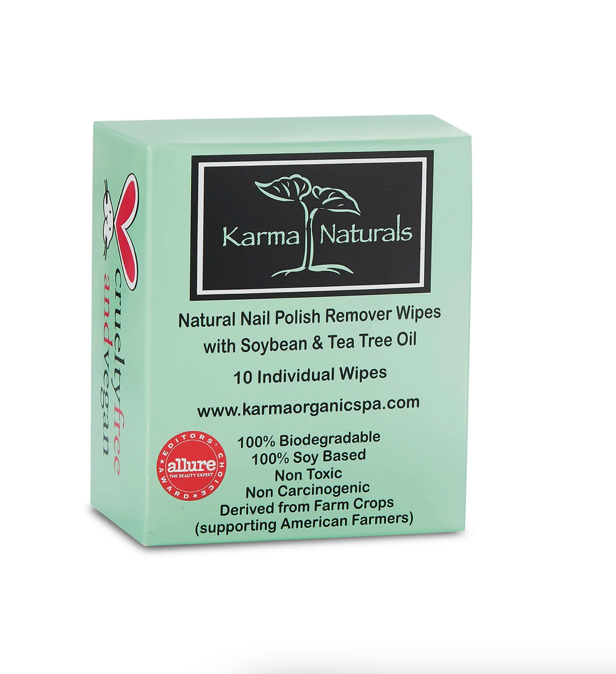 Karma Naturals Nail Polish Remover Wipes