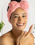Lemon Lavender Take a Bow Ultra Plush Spa Headband