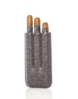 Keep it Fresh Ostrich Leather Cigar Holder