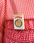 Mahjong Brooch Pin