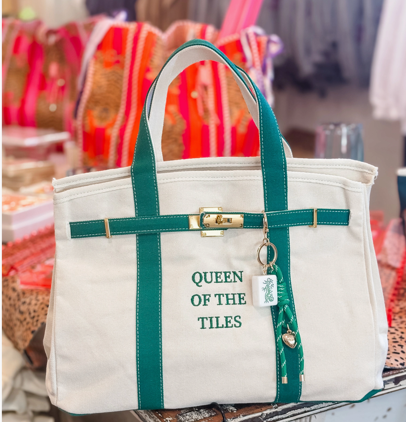 Queen of the Tiles Beachkin Bag