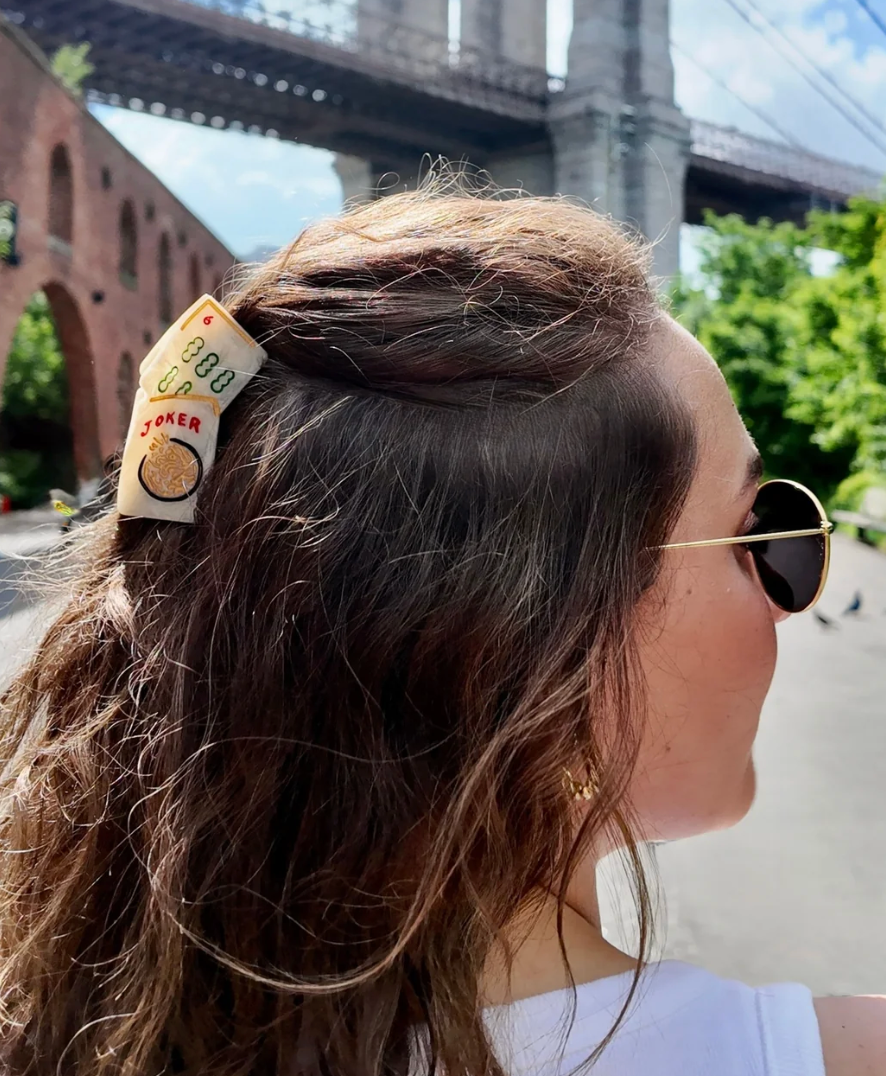 Mini Mahjong Claw Hair