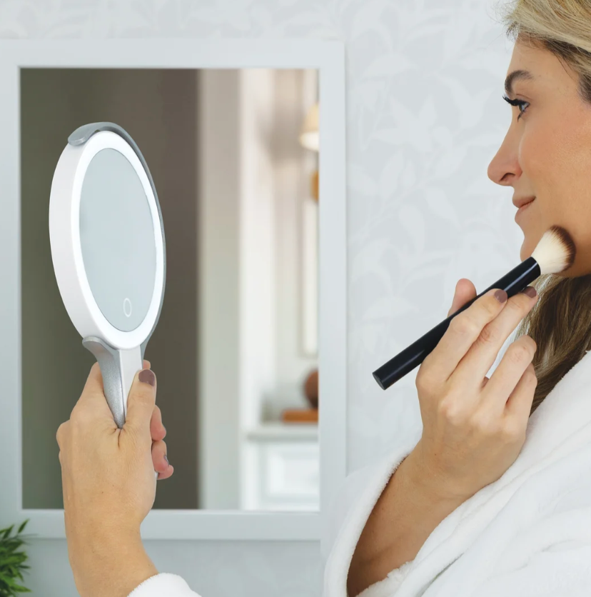 LED Lighted Hand Mirror