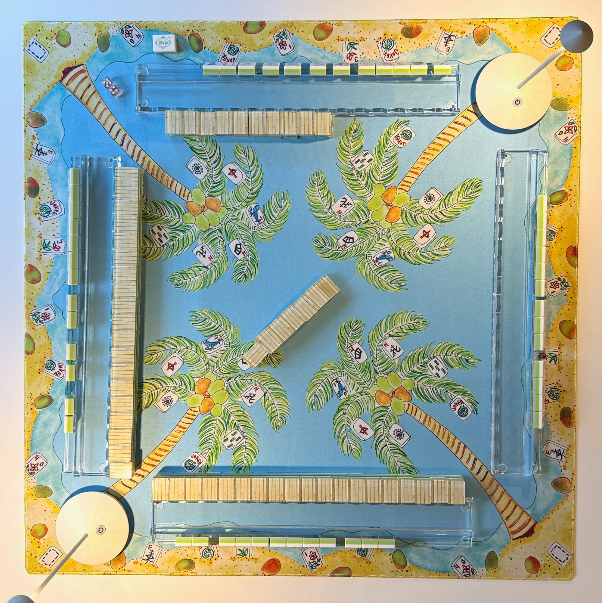 Tropical Mahjong Mat