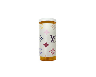 White Murakami Zitomer Pill Bottle