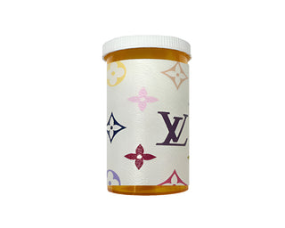 White Murakami Zitomer Pill Bottle