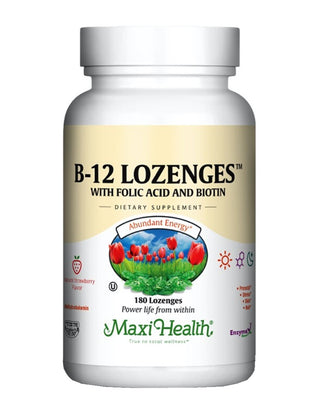B-12 Lozenges with Folic Acid and Biotin