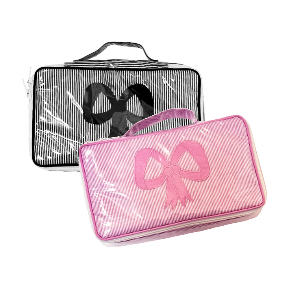 Handled Brush Case | Pinstripe