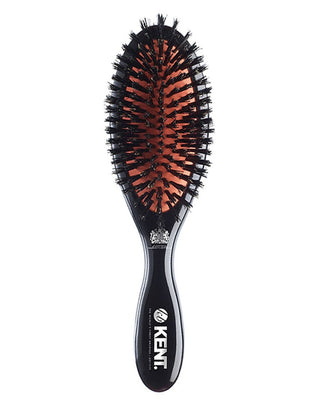 Classic Shine Pure Black Bristle Hairbrush