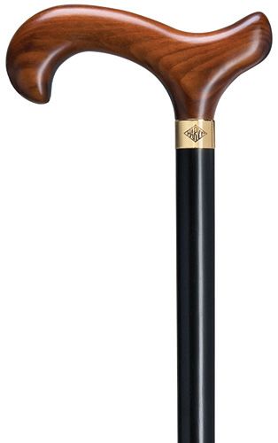 Scorched Cherry Stain on Black Shaft
