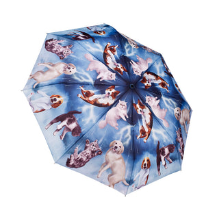 Gallery's Reverse Close Umbrella Cats & Dogs