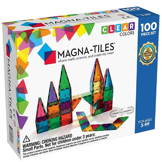 Magna-Tiles Clear Colors 100PC