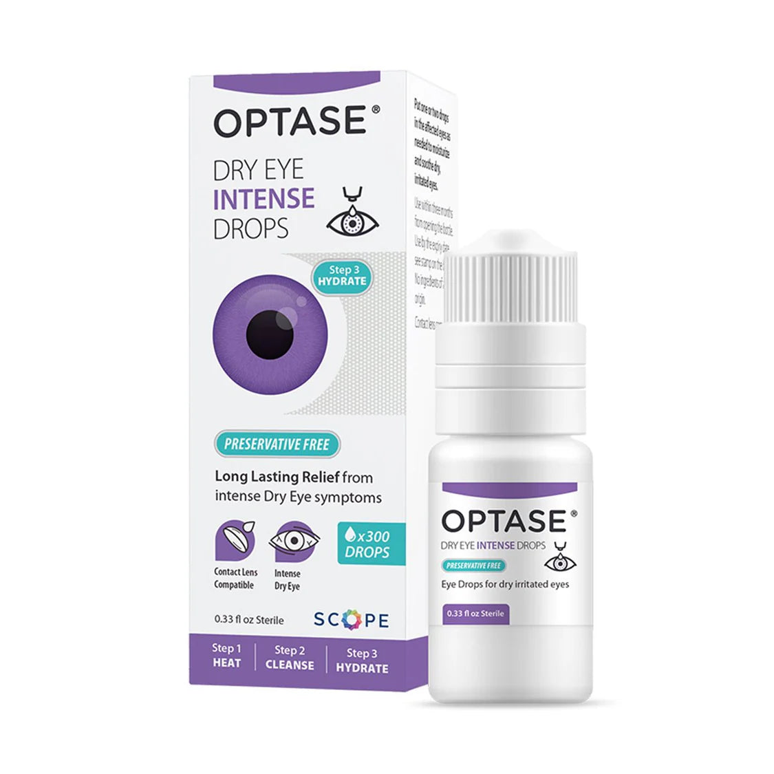 Optase Intense Preservative Free Eye Drops