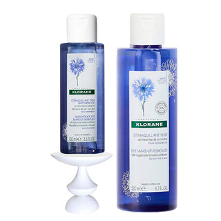 WATERPROOF EYE MAKE-UP REMOVER WITH ORGANICALLY FARMED CORNFLOWER