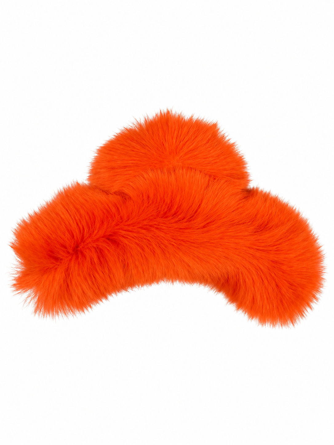 Large Fur Hair Clip