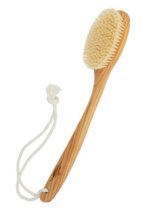 Luxury Pure White Bristle Body Brush