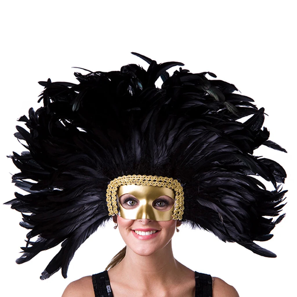 Feather Headdress Mask