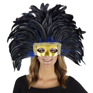 Feather Headdress Mask