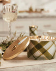 Frasier Fir Frosted Plaid Candle