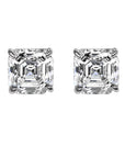 Radiant Square Studs with Vermeil