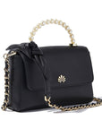 Jet Pearl Tabitha Top Handle Crossbody