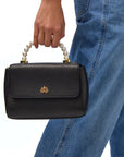 Jet Pearl Tabitha Top Handle Crossbody