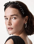 Jet Pearl Bardot Headband